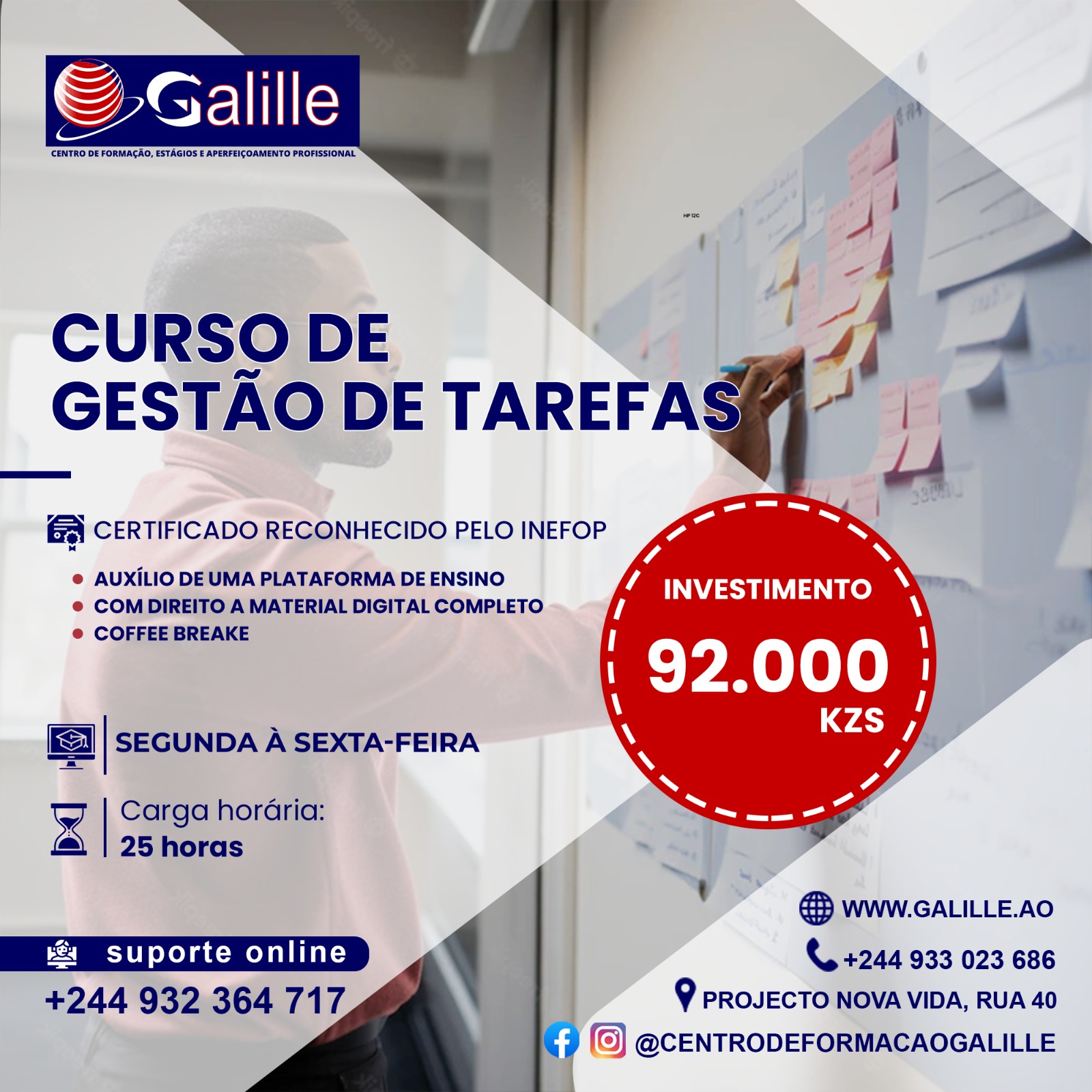 Curso de Gestão de Tarefas